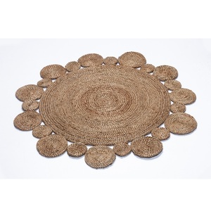 Cesta de Yute Natural hecha a mano para decoración del hogar, mesa Bohemia grande para colgar de la cocina, para Interior del hogar - Product Image 4