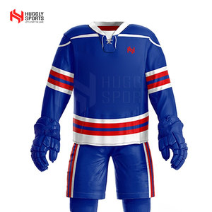 Uniforme de hockey sobre hielo a precio de fábrica superventas Conjuntos a granel de tacto suave unisex Precio al por mayor - Product Image 5