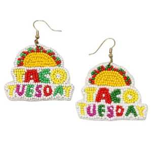 Pendientes de Fiesta hechos a mano con cuentas, diseño de gota Vintage, nuevos pendientes de tuerca de gota Vintage, pendientes de aro bordados a mano de India - Product Image 6