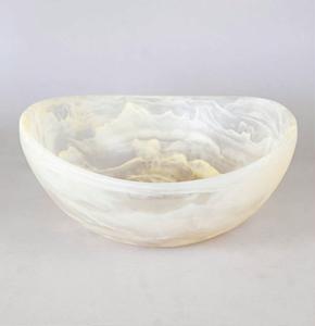 Bol et plat de service en résine faits à la main - Passe au lave-vaisselle - Design moderne européen personnalisable pour la maison et les fêtes - Product Image 5