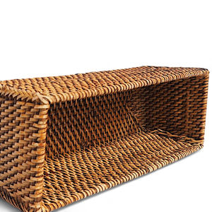 Wholesale Classic Rectangle Model Natural Rattan Storage Basket for <b>Kitchen</b> <b>Accessories</b> - Product Image 3