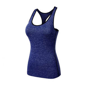 Nouveaux vêtements de course dames Vintage Singlet Fitness sans manches femmes Gym gilet Yoga exercice débardeur en gros - Product Image 4