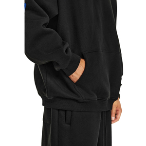 เสื้อฮู้ดผู้ชายผ้าฟลีซพรีเมียมคุณภาพสูง ผ้าฝ้ายฟลีซทรงโอเวอร์ไซส์ อุ่นสบาย นุ่ม ทนทาน สไตล์ลำลองแนวสตรีทแวร์ - Product Image 6