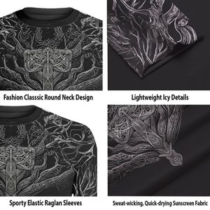 Unisex personalizado Digital impreso MMA Rash Guard diseño personalizado BJJ deportes gimnasio desgaste transpirable ligero Rashguard - Product Image 5