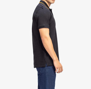 เสื้อถักผู้ชายคุณภาพสูงสำหรับฤดูร้อน สไตล์ลำลอง สีพื้น แฟชั่น ติดกระดุม ระบายอากาศได้ดี เป็นมิตรกับสิ่งแวดล้อม แห้งเร็ว แขนสั้น - Product Image 4