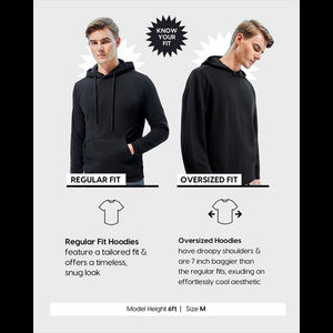 Alta calidad sólido 100% algodón impreso logotipo personalizable Casual con capucha lavado pulóver Sudadera con capucha con paquete para hombre servicio OEM - Product Image 6