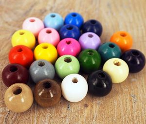 Perles en bois en forme de tube, perles en bois brut, perles en bois colorées de 50 mm, façonnées et de différentes tailles, produit artisanal indien - Product Image 4