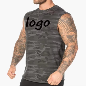 Camiseta sin mangas transpirable personalizada de alta calidad para hombre, camiseta de entrenamiento de gimnasio lisa, la mejor camiseta sin mangas deportiva al por mayor para hombre - Product Image 6