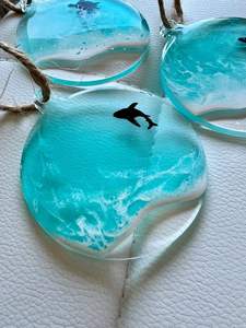 BUSINESS Dessous de verre en résine de luxe faits à la main Tampons carrés de couleur personnalisables pour ensemble de table Tapis de cuisine au meilleur prix - Product Image 2