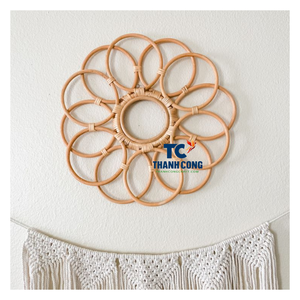 Meilleure vente ROTIN tenture murale tissé à la main naturel panier Art mural pour la maison salon pépinière chambre Eco Decor idée - Product Image 1