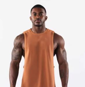 Débardeur de haute qualité mode OEM avec logo personnalisé pour hommes Vente en gros de débardeur vierge respirant uni pour la gym et le fitness pour hommes - Product Image 2