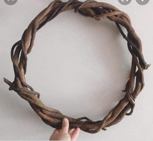Campana decorativa de ratán natural, adorno navideño tejido de mimbre, decoración colgante de Navidad, artículo de temporada navideño - Product Image 6