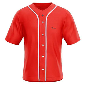 Nouveau maillot de baseball personnalisé en gros, respirant, à séchage rapide, style vintage, motif uni, maillot vierge pour jeunes - Product Image 2