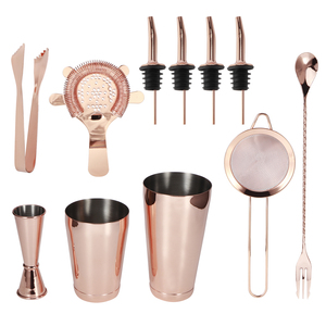 Elegante Juego de Coctelera de Acero Inoxidable con Accesorios de Bar para el Hogar y la Cocina - Product Image 6