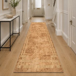 Tapis de salon en chenille antidérapant, imprimé numériquement, motif médaillon traditionnel rouge bordeaux, lavable en machine, vente en gros RUGS DEPOT LXDP-0069 - Product Image 5