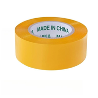 Ruban adhésif d'emballage transparent/jaune en BOPP, directement de l'usine, forte adhérence, stock disponible, échantillon gratuit