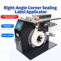 Machine d'étiquetage semi-automatique anti-effraction pour les coins des boîtes et l'application d'autocollants de sécurité