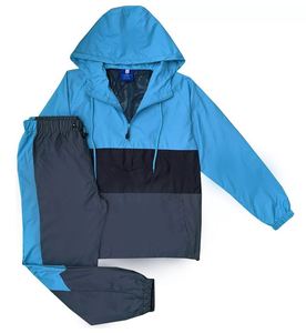 Ensemble de survêtement unisexe léger imprimé personnalisé, coupe-vent, short de sport vintage pour hommes - Product Image 1