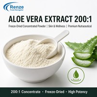 Extrait d'Aloe Vera 200:1 en poudre lyophilisée pour complément de soin de la peau et soin buccal