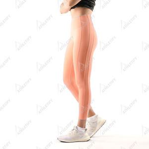 Leggings de yoga taille élastique cousue Leggings résistants aux squats respirants hautement extensibles pour le fitness et les vêtements de tous les jours - Product Image 2