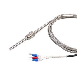 Sonde de température 0-400C PT1000 RTD avec configuration à 4 fils pour la mesure de la température dans les laboratoires de recherche - Product Image 1