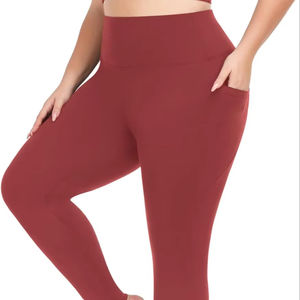 Mallas de yoga ligeras de alta calidad con logotipo impreso personalizado para mujer hechas en fábrica con alta comodidad calidad confiable tarifas bajas - Product Image 1