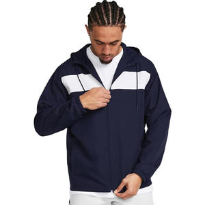 Coupe-vent coupe-vent décontracté hiver vestes légères travail veste coupe-vent à capuche - Product Image 1