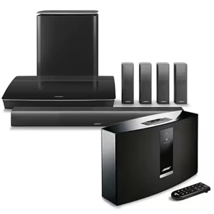 VENTES À PRIX RÉDUIT POUR Système de divertissement à domicile Bose Lifestyle 650, enceinte Bluetooth sans fil SoundTouch 20 Series III - Product Image 1