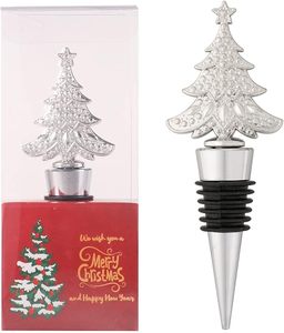 Christmas <b>Wine</b> Stopper Unique Christmas Tree Alloy <b>Wine</b> Bottle Stopper for Xmas Decor Winter Decor Holiday Wedding Party Supply - Product Image 5