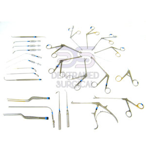 Ensemble d'instruments ORL personnalisés à faible quantité minimale de commande Source d'alimentation manuelle en acier inoxydable dernière conception vente en ligne certifiée CE classe I haute - Product Image 4