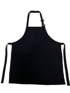 Vêtements de cuisine imprimés personnalisés Tablier en coton uni tissé avec motif de style Type d'origine Tablier en coton solide de haute qualité - Product Image 2
