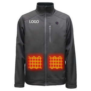 Veste USB de grande taille pour hommes, manteaux intelligents d'automne à température constante et chauffage électrique, polaire et fermeture éclair - Product Image 4