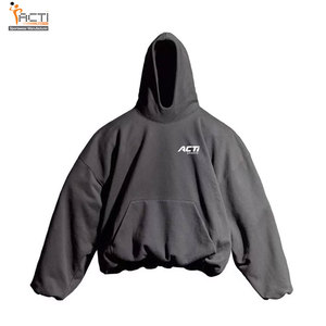 Vêtements d'hiver sur mesure Sweats à capuche surdimensionnés Private Label Basics Cotton Blended Hoodies Top Quality Oversized Hoodie - Product Image 1