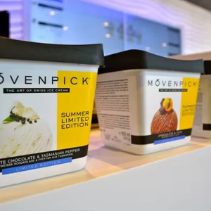 Crème glacée Caramelita Movenpick, tourbillons crémeux au caramel pour des délices luxueux, prix d'usine bon marché pour les vendeurs au détail - Product Image 1