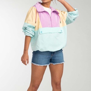 Chaqueta deportiva cortavientos de nailon ligero Unisex con capucha y cremallera estampada chaqueta informal de verano para exteriores para hombres y mujeres - Product Image 2