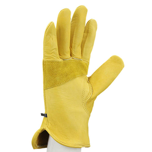 Guantes de Trabajo Profesionales Más Vendidos, Guantes de Seguridad de Alta Protección Hechos de Cuero Premium con Muñequera Ajustable - Product Image 5