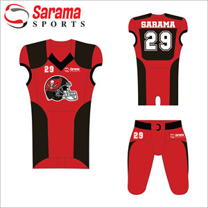 เครื่องแบบอเมริกันฟุตบอล,เครื่องแบบอเมริกันฟุตบอลแบบระเหิดออกแบบใหม่ - Product Image 3