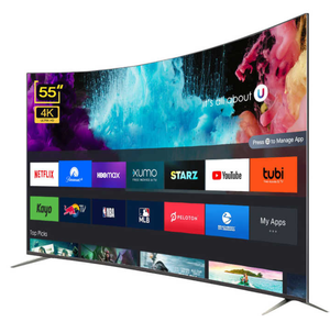 Téléviseur intelligent LED incurvé 55 pouces NEUF, 4K Ultra HD HDTV avec système d'exploitation Android intégré, haut-parleur et mode jeu - Product Image 4