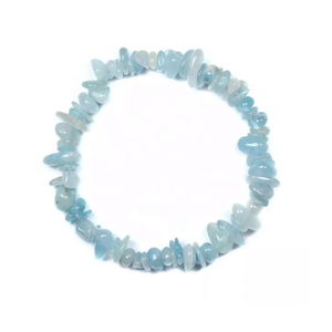Chip <b>Bracelet</b> Natural Aquamarine Chip <b>Bracelet</b> <b>Crystal</b> Stone Chip <b>Bracelet</b> Gemstone Women Colorful Natural <b>Crystal</b> Wholesaler - Product Image 1