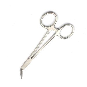 Fórceps de acero inoxidable en ángulo recto manual de 6 \" - Product Image 3