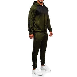 ชุดวอร์มผ้าคอตตอนสำหรับผู้ชายชุดวิ่งออกกำลังกายสำหรับผู้ชายชุดวิ่งออกกำลังกายแบบกำหนดเอง - Product Image 4