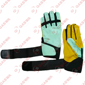 OEM & ODM Professional Custom Design Baseball Bating Gloves High Quality Leather for Infield Customizable Batting Gloves - Product Image 4