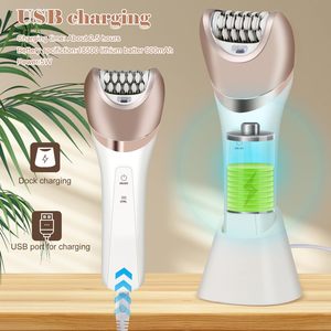 Depiladora Eléctrica 6 en 1 IPX7 para Mujer, Recortadora de Vello, Depilación para Bikini y Vello Púbico, Afeitadora Rotatoria USB Recargable - Product Image 5