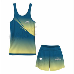 Vêtements de sport en vente directe d'usine, 100% coton, ensemble débardeur et short pour femmes, nouvelle tendance, ensemble débardeur et short pour femmes - Product Image 4