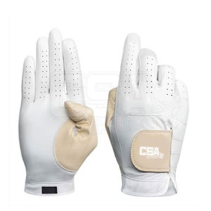 Custom Logo Leather Anti <b>Slip</b> Soft Golf Gloves Whole Sale Price 2025 Unique Design Sheepskin Golf Gloves - Product Image 5