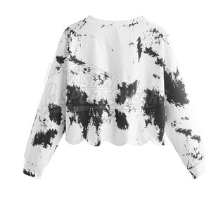 Sweat-shirts pour femmes, coupe oversize aux épaules, style streetwear tendance et esthétique, collection mode urbaine, en gros - Product Image 2