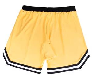 กางเกงขาสั้นตาข่ายสำหรับผู้ชายกางเกงบาสเก็ตบอลตาข่ายมีกระเป๋าแนวสตรีทฮิปฮอปใส่สบายล่าสุด - Product Image 3