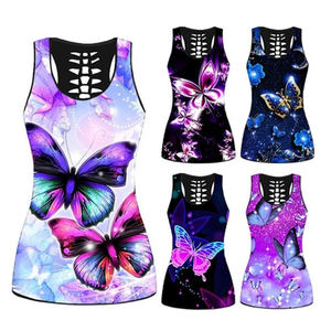 เสื้อกล้ามพิมพ์ลายสำหรับผู้หญิงสำหรับแฟชั่นทางการที่ใช้งานอยู่ - Product Image 1