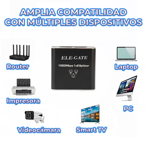 Switch di Rete Ethernet ad Alta Velocità 1000Mb 1 a 2 Porte - Categoria Prodotti - Product Image 3