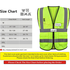 <b>Construction</b> Uniform <b>Work</b> Reflective Clothing High Visibility Reflective Safety Vest <b>Jacket</b> Industrial Security Vest With Logo - Product Image 5